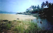Salagua beach in Manzanillo, Mexico