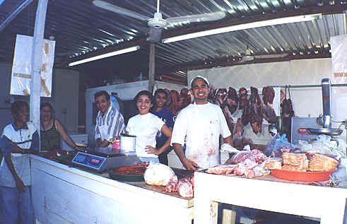 Fresh meat and smiling faces