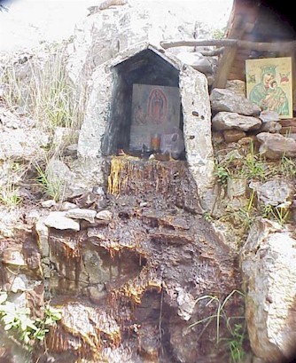 Roadside memorial to a loved one