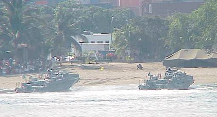 Interceptors land at San Pedrito