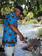 Mexican men do bar-be-que! Mmmm!