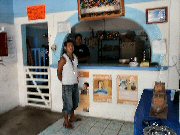 Small kitchen where meals are prepared for up to 30