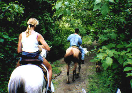 Eugenio leads the way with Susan and Sunny following