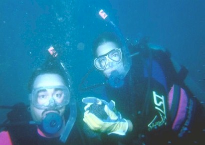 Couples are getting into diving more and more