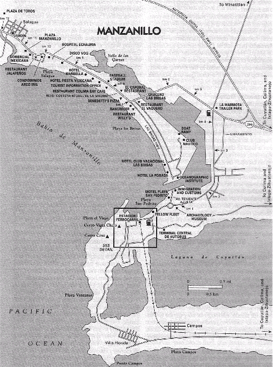 This map is from Bruce Whipperman's Pacific Mexico Handdbook.