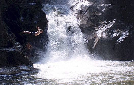 Take a dive into the pool and cool off