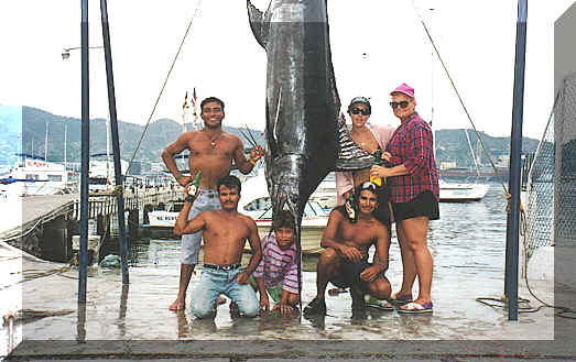 Marilyn Short and her 653# Marlin