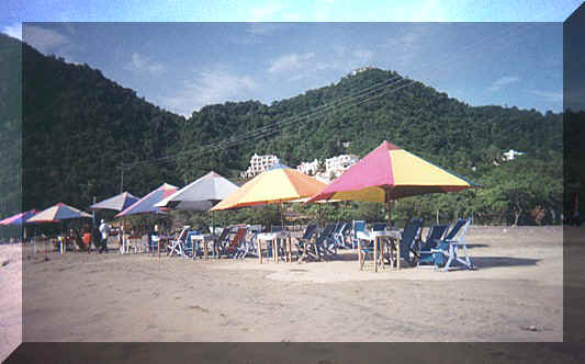 On the north side of Santiago Bay is a popular locals beach