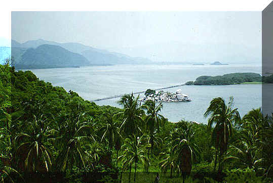 The 31-mile -ong Cuyutlan lagoon