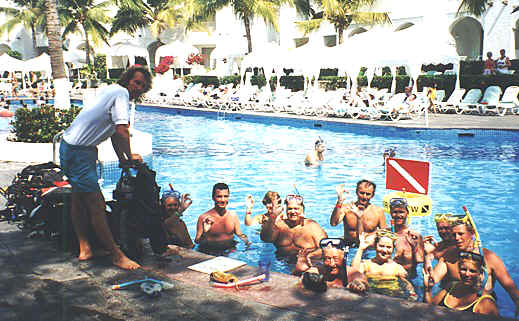 First-time divers say "OK"