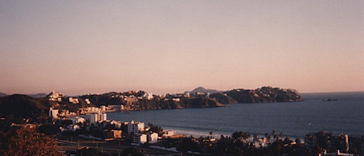 Manzanillo under the setting sun