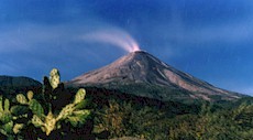 Volcano, Volcan de Fuego, near Colima
